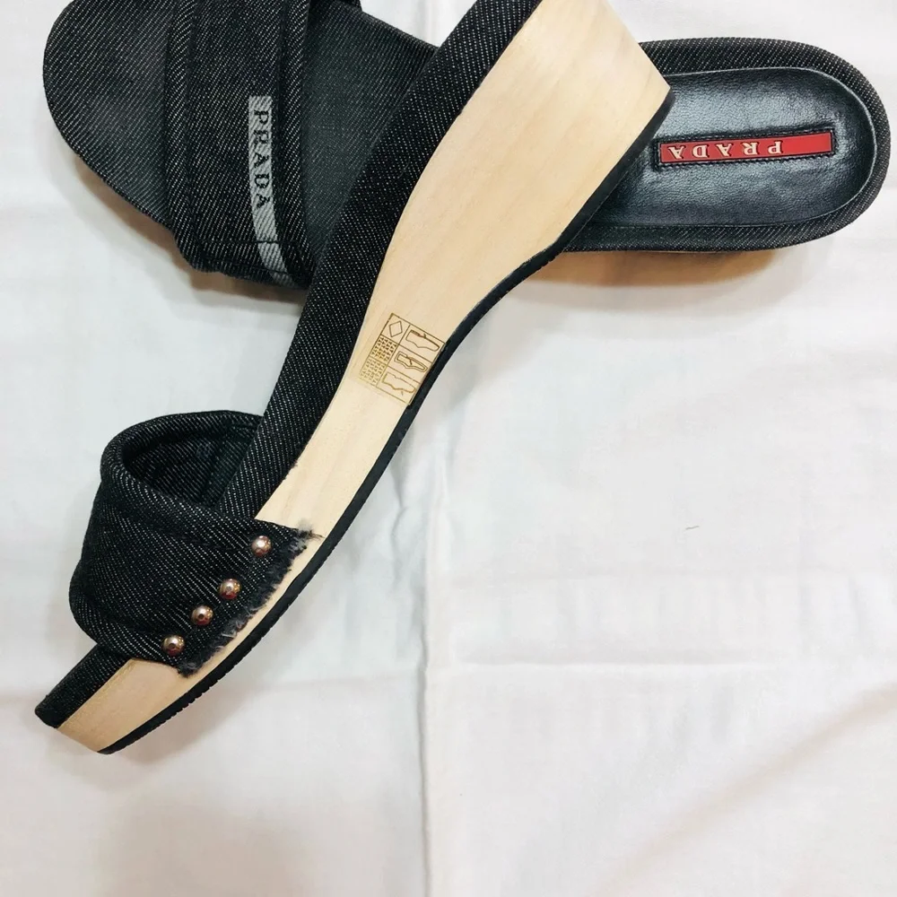Prada Denim Sandal US size 10 - Picture 3 of 6